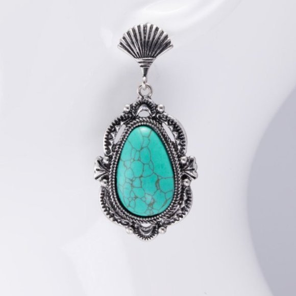 ❌SOLD❌🆕BOHEMIAN TEARDROP EARRINGS - Picture 3 of 3